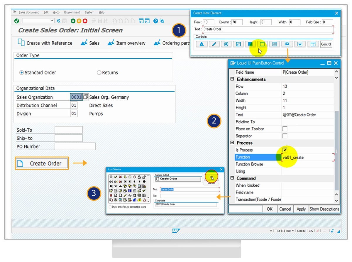 Desktop - SAP Customization Within SAP GUI